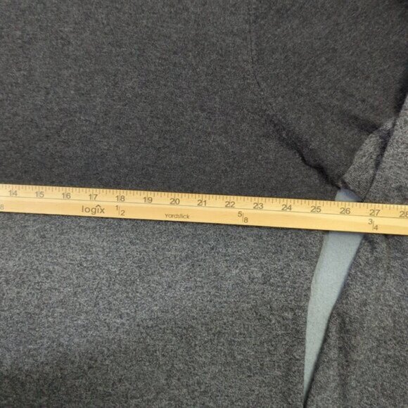 Smartwool Sweater Men's XL Black And Gray Merino Blend Sparwood Colorblock Crew - Picture 5 of 13